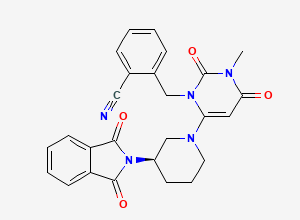 Two-dimensional chemical structure of Z5S2EQN4XQ, CAS 1430222-09-5