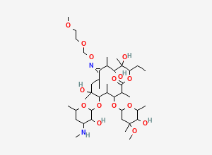 Two-dimensional chemical structure of Roxithromycin Impurity F