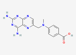 Two-dimensional chemical structure of Methotrexate EP Impurity E, CAS 19741-14-1