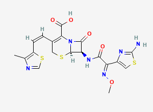 Two-dimensional chemical structure of Cefditoren Pivoxil Impurity 88