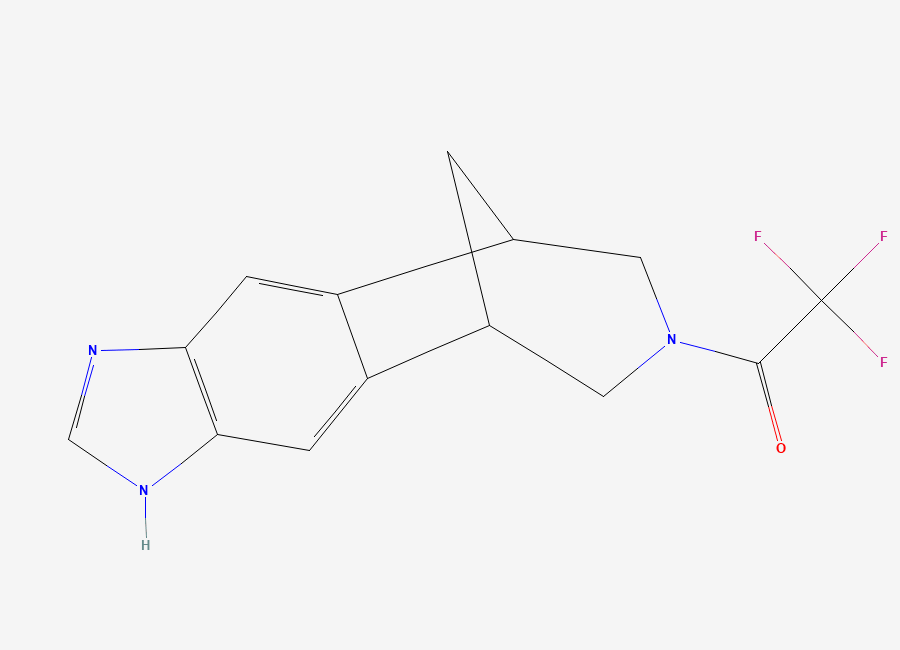 Two-dimensional chemical structure of Varenicline Impurity N22