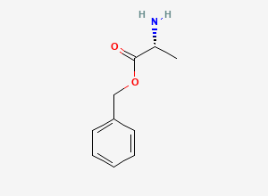 Two-dimensional chemical structure of D-Alanine, phenylmethyl ester