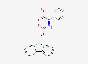 Two-dimensional chemical structure of Fmoc-Phg-OH