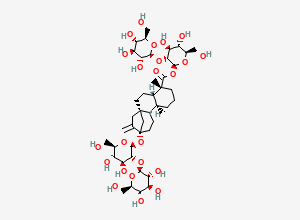 Two-dimensional chemical structure of Rebaudioside E