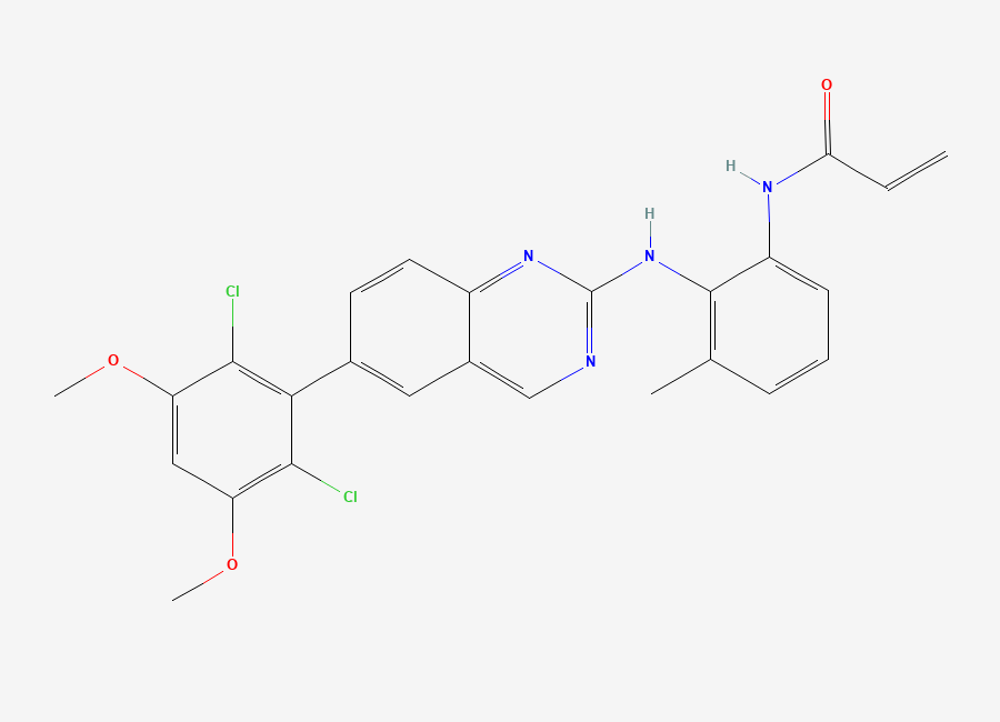 Two-dimensional chemical structure of Blu-9931