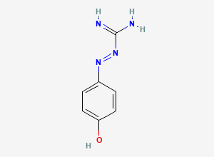 Two-dimensional chemical structure of 1,4-Benzoquinone Monoguanylhydrazone, CAS 7316-92-9