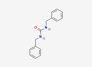Two-dimensional chemical structure of Lacosamide Inhouse Impurity C / 1,3-Dibenzylurea, CAS 1466-67-7