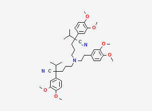Two-dimensional chemical structure of Verapamil EP Impurity M / Verapamil Related Compound D(free base), CAS 141991-89-1
