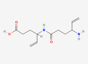 Two-dimensional chemical structure of Vigabatrin EP impurity F, CAS 794466-81-2
