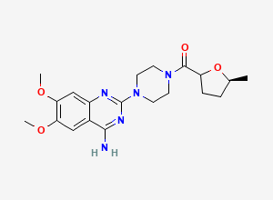 Two-dimensional chemical structure of Terazosin EP Impurity I, CAS 1177261-85-6