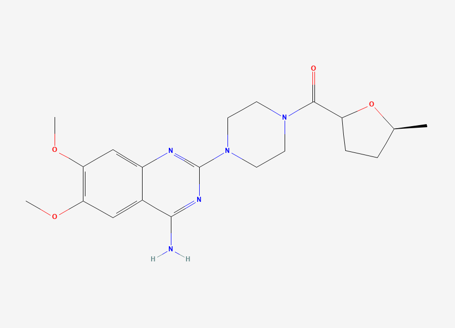 Two-dimensional chemical structure of Terazosin EP Impurity I, CAS 1177261-85-6
