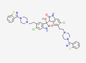 Two-dimensional chemical structure of Ziprasidone EP Impurity D / Ziprasidone Related Compound C / Ziprasidone Dimer, CAS 1303996-68-0
