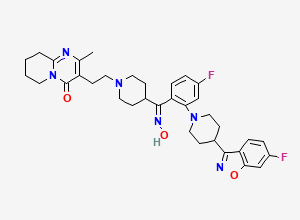 Two-dimensional chemical structure of Risperidone EP Impurity J / Risperidone BP Impurity J, CAS 1346606-24-3
