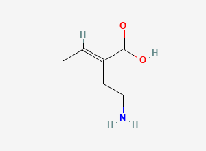 Two-dimensional chemical structure of Vigabatrin EP Impurity B / Vigabatrin Related Compound B, CAS 1379504-35-4