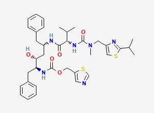 Two-dimensional chemical structure of Ritonavir (3R)-hydroxy epimer