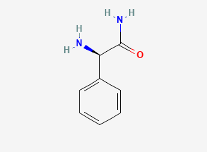 Two-dimensional chemical structure of D-Phenylglycinamide, CAS 6485-67-2