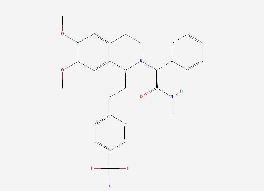 Two-dimensional chemical structure of Almorexant (αS,1S) Isomer, CAS 2055114-67-3