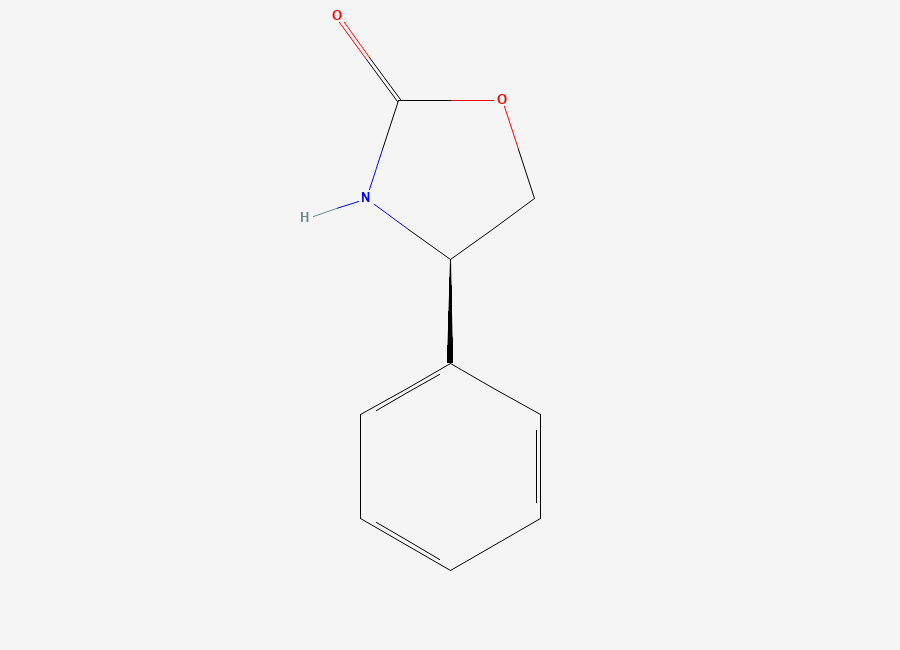 Two-dimensional chemical structure of (4R)-4-phenyl-1,3-oxazolidin-2-one