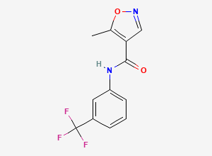 Two-dimensional chemical structure of Leflunomide Related Compound C / Leflunomide EP Impurity C / Leflunomide meta-Isomer, CAS 61643-23-0