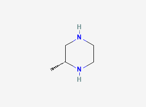 Two-dimensional chemical structure of 2-Methylpiperazine, (R)-