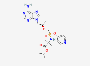 Two-dimensional chemical structure of Tenofovir Impurity 310