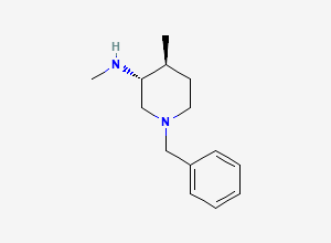 Two-dimensional chemical structure of Tofacitinib R,S Isomers, CAS 1638499-31-6