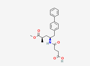 Two-dimensional chemical structure of Sacubitril Methyl ester, CAS 2408053-56-3