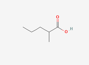 Two-dimensional chemical structure of Valproic Acid EP Impurity L, CAS 97-61-0