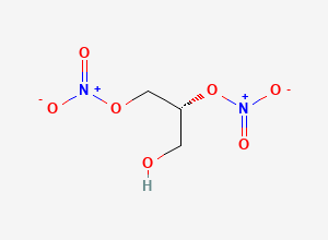 Two-dimensional chemical structure of Glyceryl Trinitrate BP Impurity D