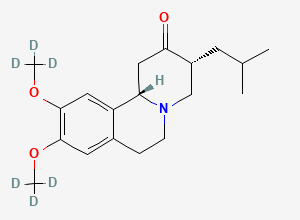 Two-dimensional chemical structure of Deutetrabenazine Impurity 27