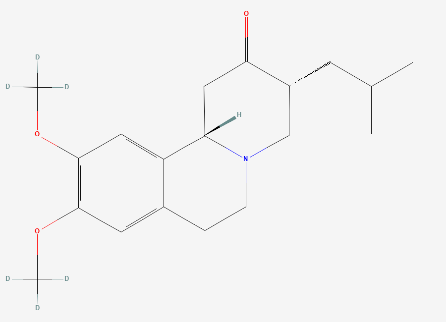 Two-dimensional chemical structure of Deutetrabenazine Impurity 27