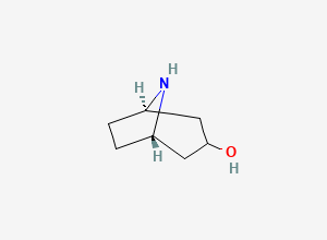 Two-dimensional chemical structure of Nortropine
