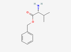 Two-dimensional chemical structure of Benzyl D-valinate
