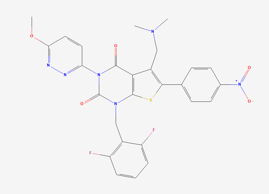 Two-dimensional chemical structure of Relugolix Impurity 1