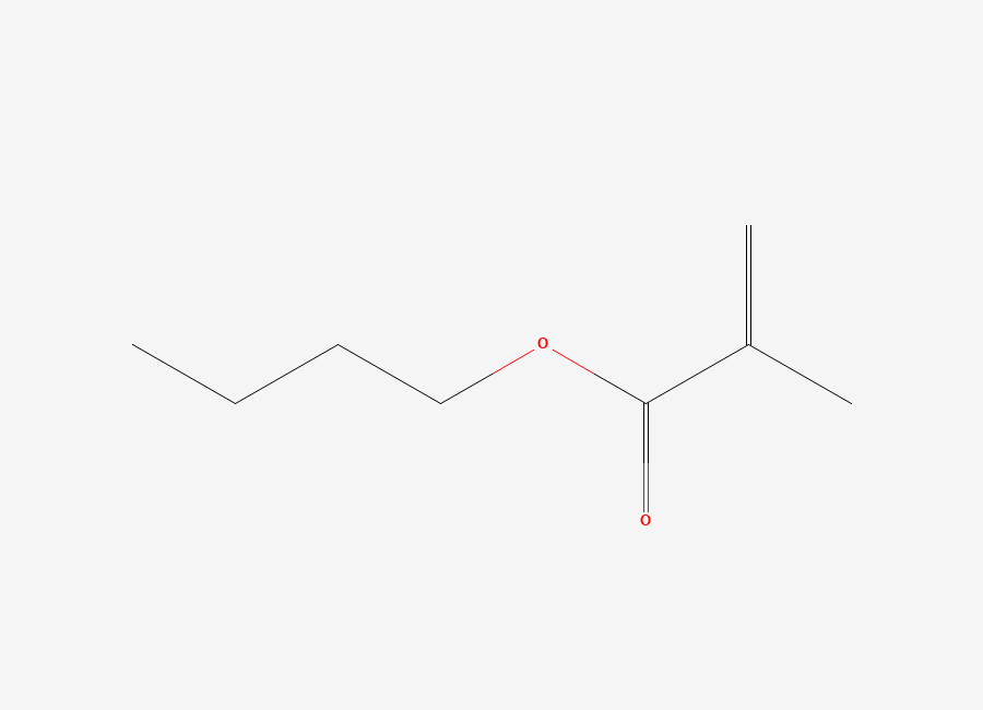 Two-dimensional chemical structure of Basic Butylated Methacrylate Copolymer EP Impurity A / Butyl Methacrylate, CAS 97-88-1