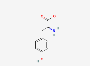 Two-dimensional chemical structure of Methyl D-tyrosinate