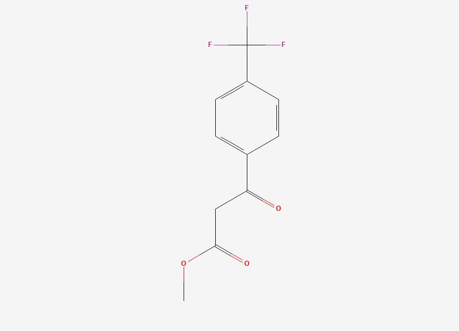 Two-dimensional chemical structure of Methyl 4-(trifluoromethyl)benzoylacetate