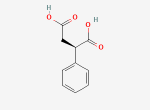 Two-dimensional chemical structure of (R)-(-)-Phenylsuccinic acid
