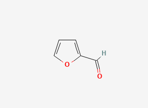 Two-dimensional chemical structure of Ascorbic Acid EP Impurity A/ Furfural, CAS 98-01-1
