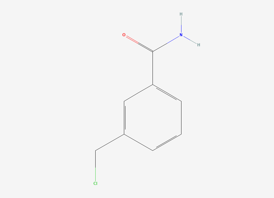 Two-dimensional chemical structure of 3-Chloromethyl-benzamide