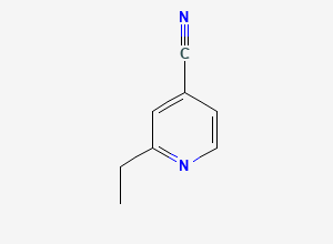 Two-dimensional chemical structure of Ethionamide EP Impurity D (Free Base), CAS 1531-18-6
