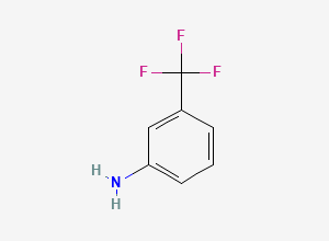 Two-dimensional chemical structure of Flutamide EP Impurity D/ Niflumic Acid EP Impurity C, CAS 98-16-8
