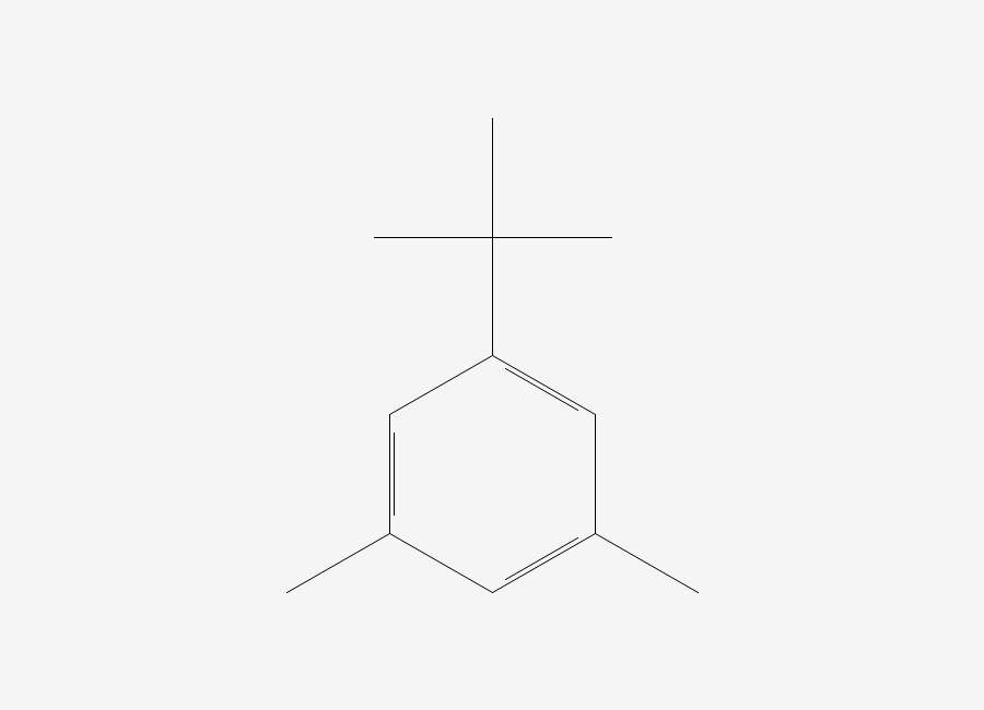 Two-dimensional chemical structure of Xylometazoline EP Impurity D, CAS 98-19-1