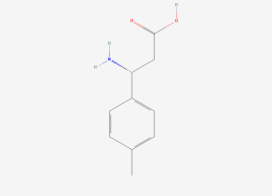 Two-dimensional chemical structure of (r)-3-(p-Methylphenyl)-beta-alanine