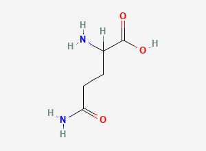 Two-dimensional chemical structure of DL-Glutamine