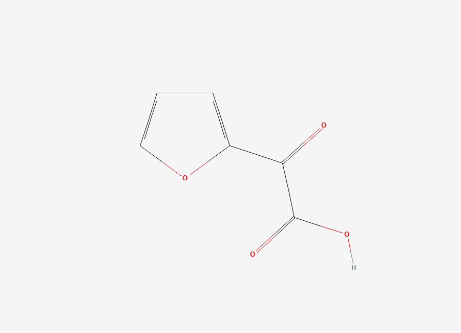 Two-dimensional chemical structure of 2-Furylglyoxylic acid