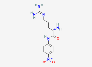 Two-dimensional chemical structure of Arginine p-nitroanilide