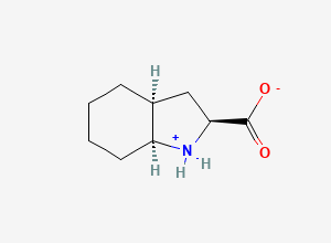 Two-dimensional chemical structure of Perindopril EP Impurity A, CAS 80875-98-5