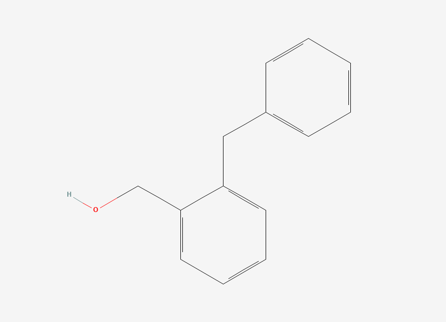 Two-dimensional chemical structure of 2-Benzylbenzyl alcohol