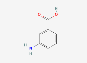 Two-dimensional chemical structure of Mesalazine EP Impurity D/ Mesalamine EP Impurity D/ 3-Aminobenzoic acid, CAS 99-05-8